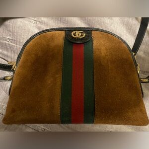 Gucci suede cross body like new